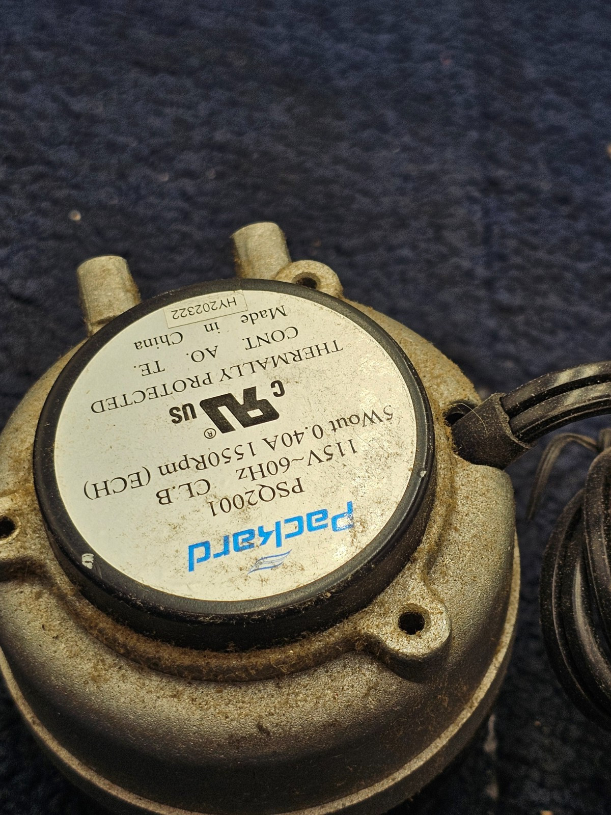 Packard PSQ2001 Unit Bearing Motor Shaded Pole Motor 115V 60Hz CLB 5W 0.40A