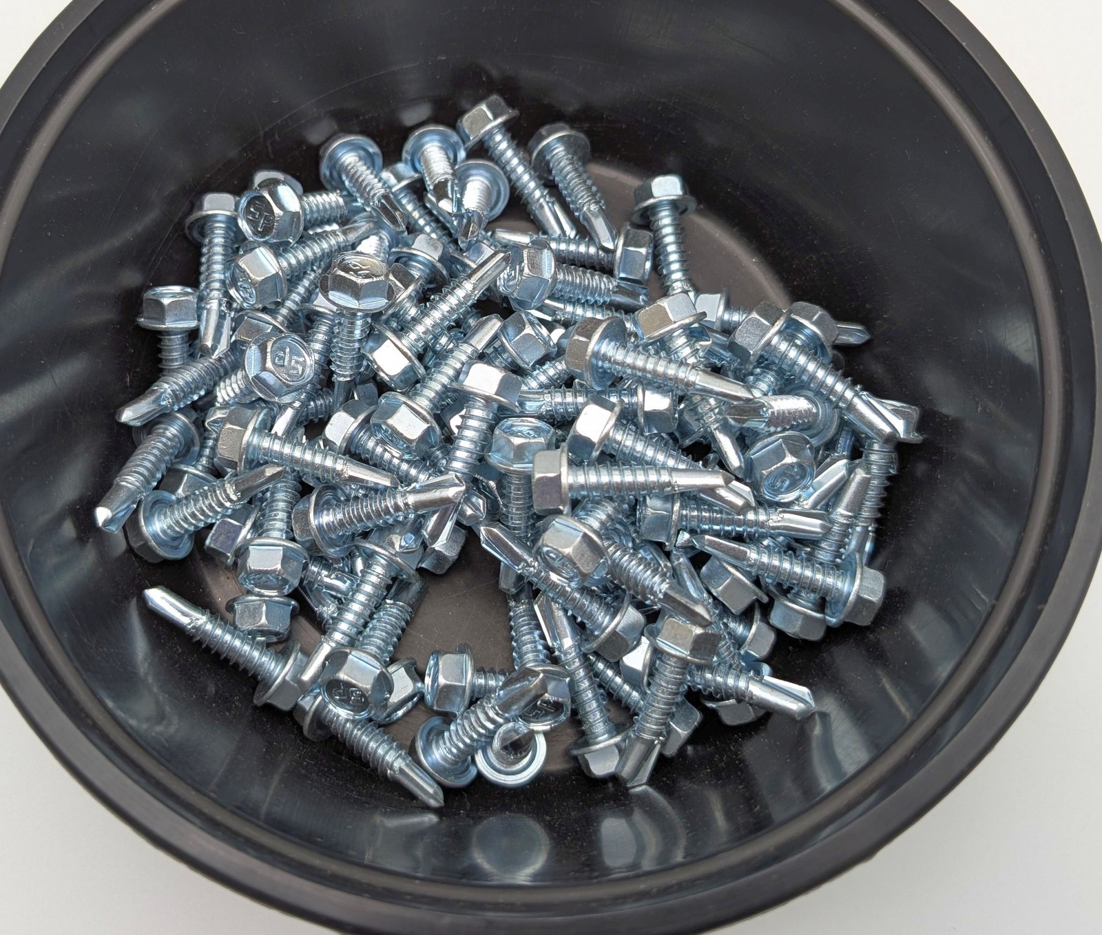 14-14 x 1″ Hex Washer Head Self Drilling Screws Zinc Plated H1416 Pack of 100