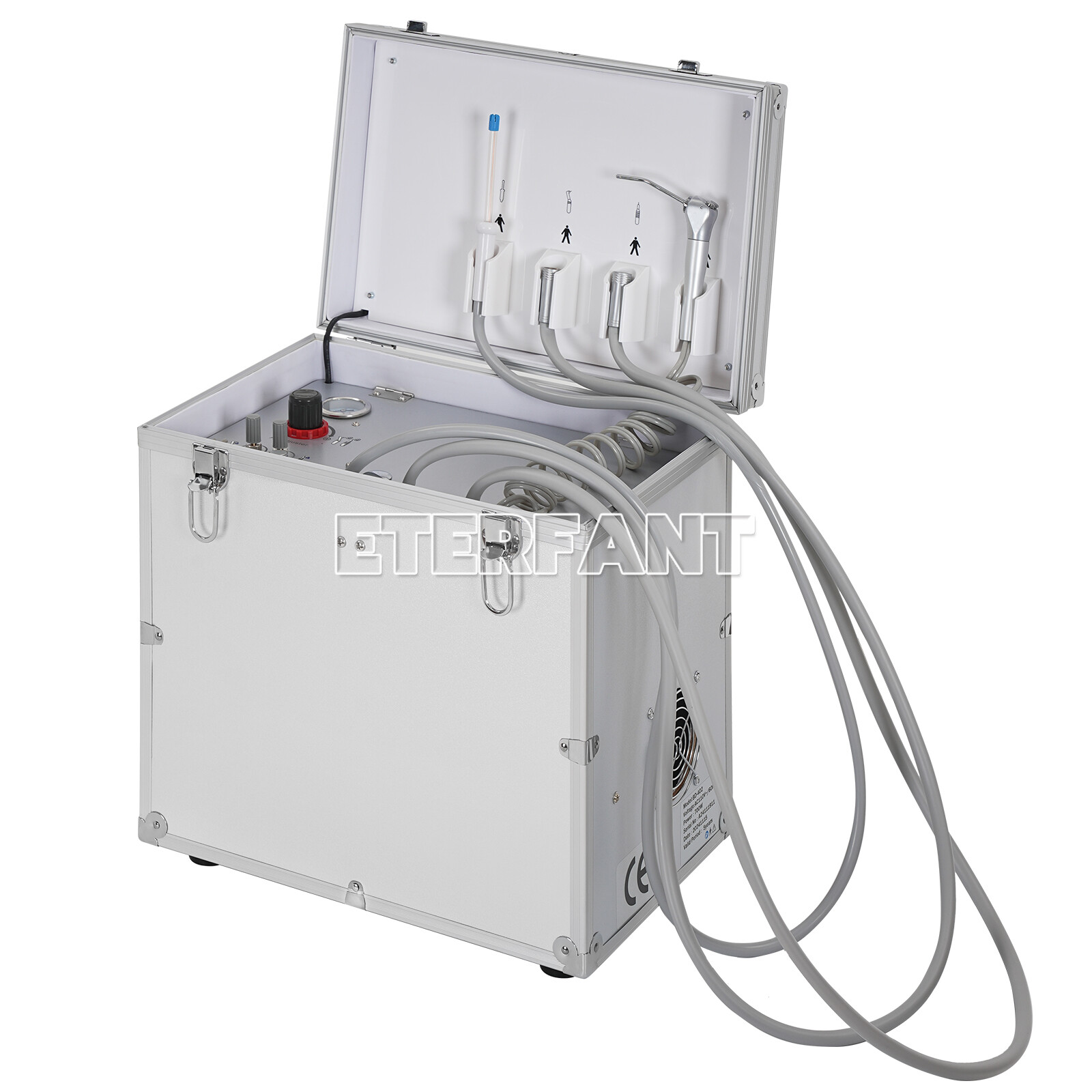 Dental Portable Suction System Delivery Unit with Air Compressor 4 Holes BD-402
