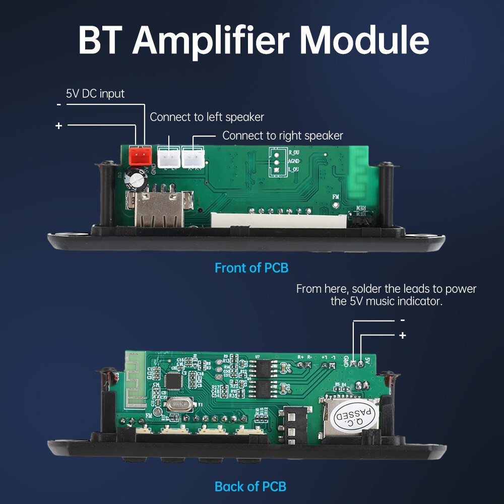 DIY Bluetooth Speaker Kit FM Radio DIY Electronic Kit Soldering Practice Project