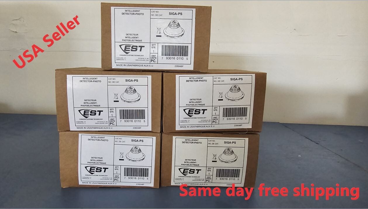 1 x ORIGINAL Edwards EST SIGA-PS Intelligent Photoelectric Smoke Detector
