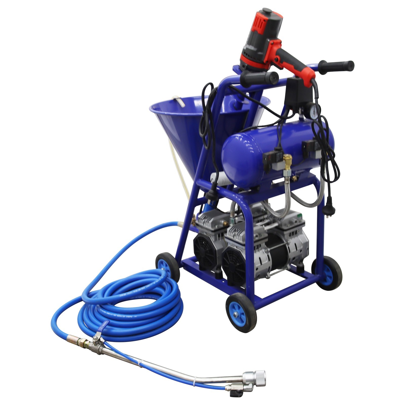 Electric Dual Power Polyurethane Foam Spray Machine with 50L Hopper 220V 3.2KW