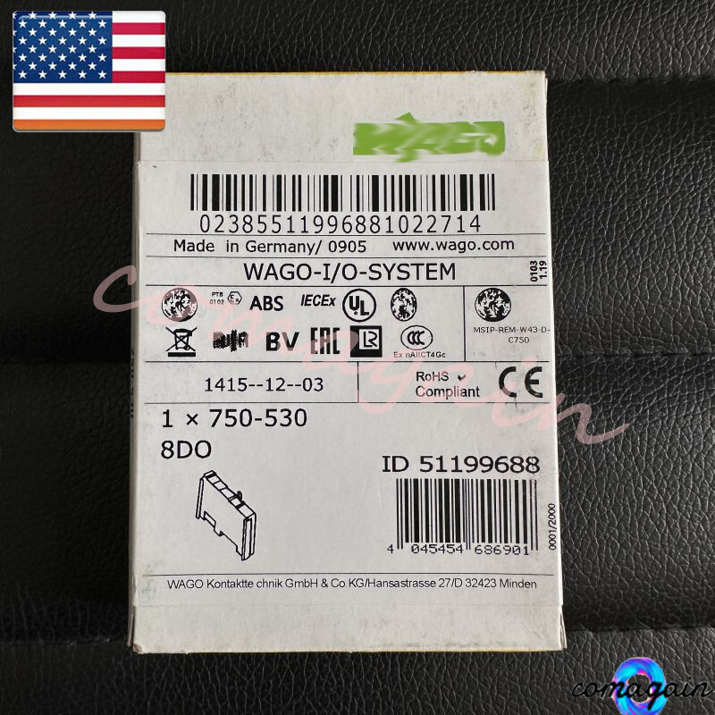 New In Box For Wago 750-530 Module 750530 24VDC 0.5A Brand New