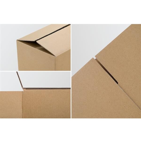 100Pcs Cardboard Paper Boxes Mailing Packing Shipping Corrugated Carton 6x4x2