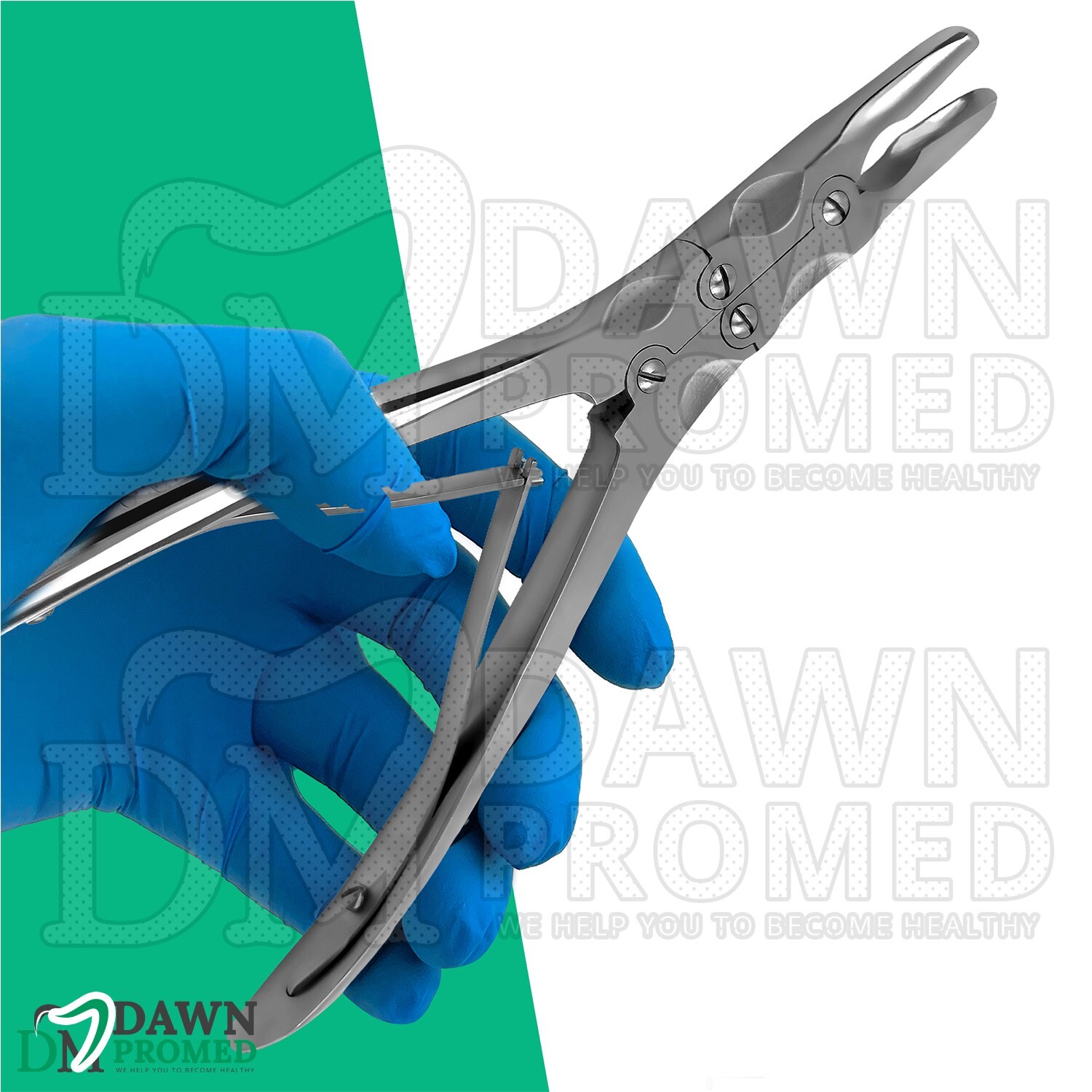 Beyer Bone Rongeur Straight 3.5mm Bite 7″ Double Action Orthopedic Instruments