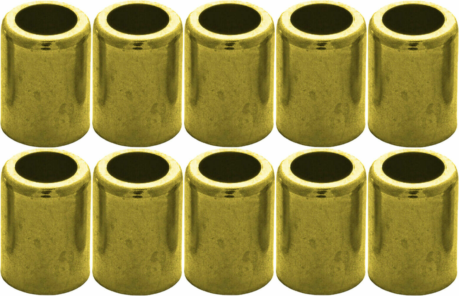 Brass Ferrule for Air and Water Hose 7331 3/8″ ID/.750 ID/1.000 L/.625 P 10-Pack