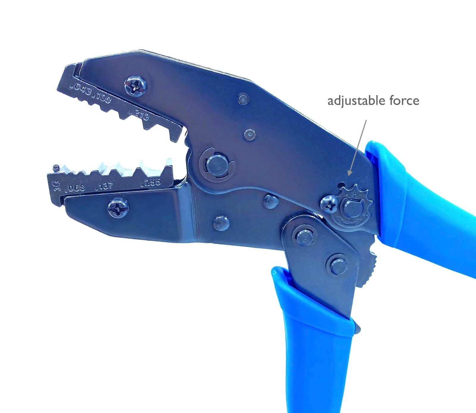 Interchangeable RF Coax Ratchet Crimp Tool 336G RG58 RG59 RG62 RG174 Fiber Optic