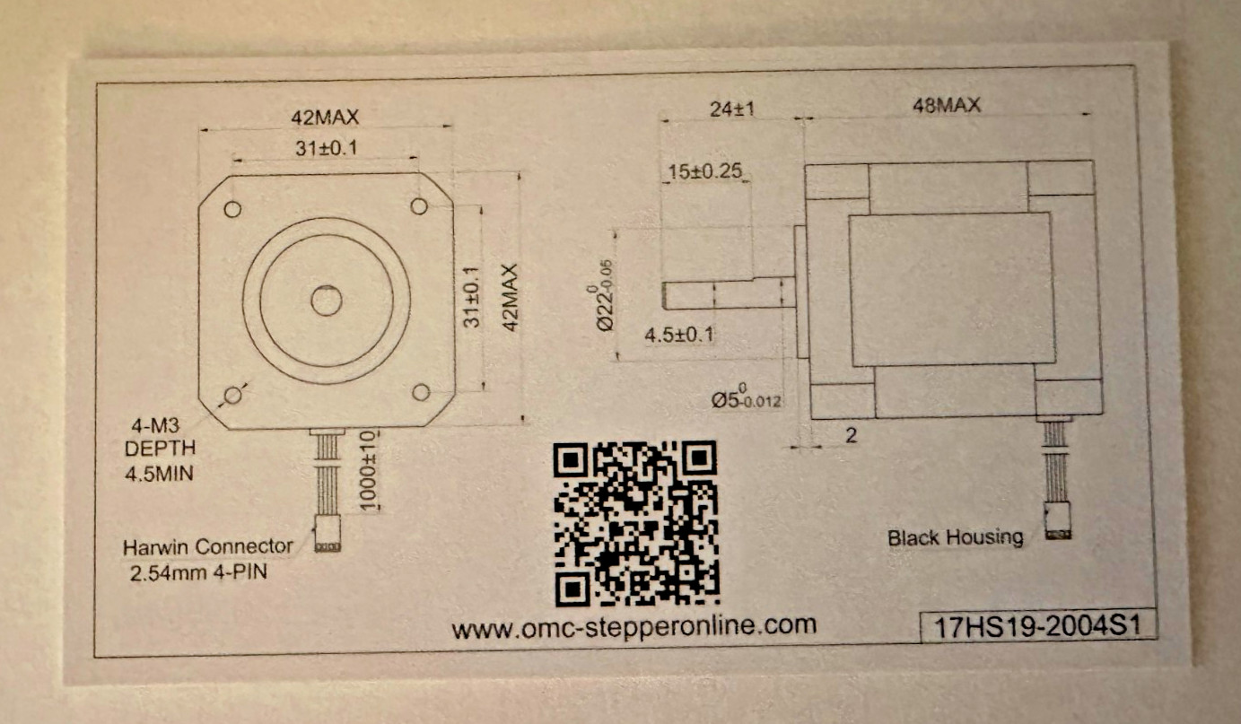 NEMA 17 Stepper Motor 2A 17HS19-2004S1 CNC 3D StepperOnline 5-Pack New