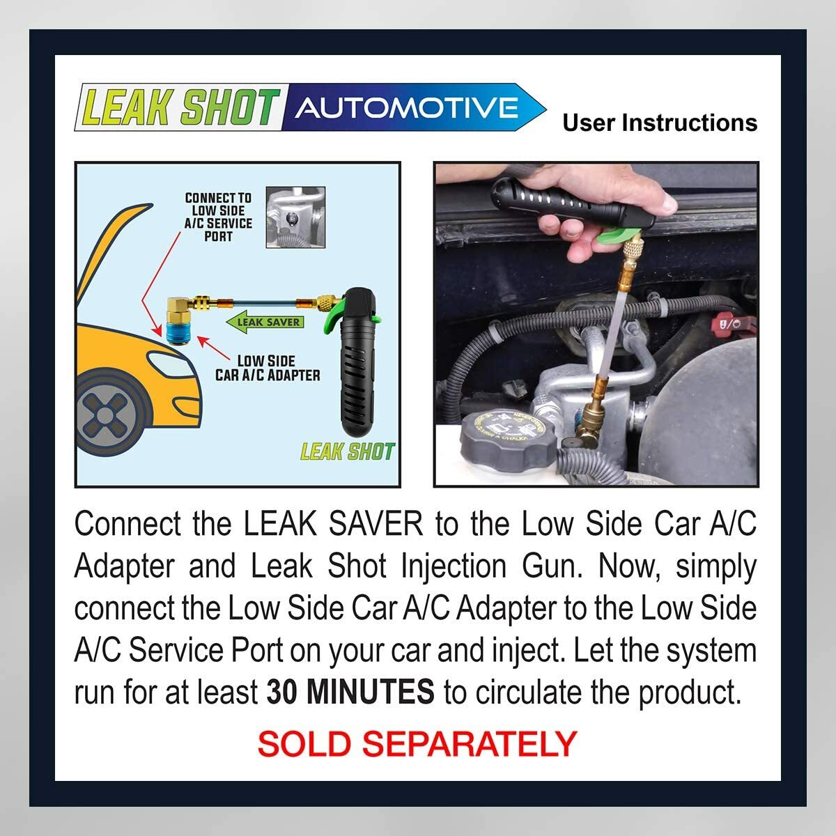Leak Saver Direct Inject ULTIMATE for AC, Refrigeration, and Automotive – 6 PACK