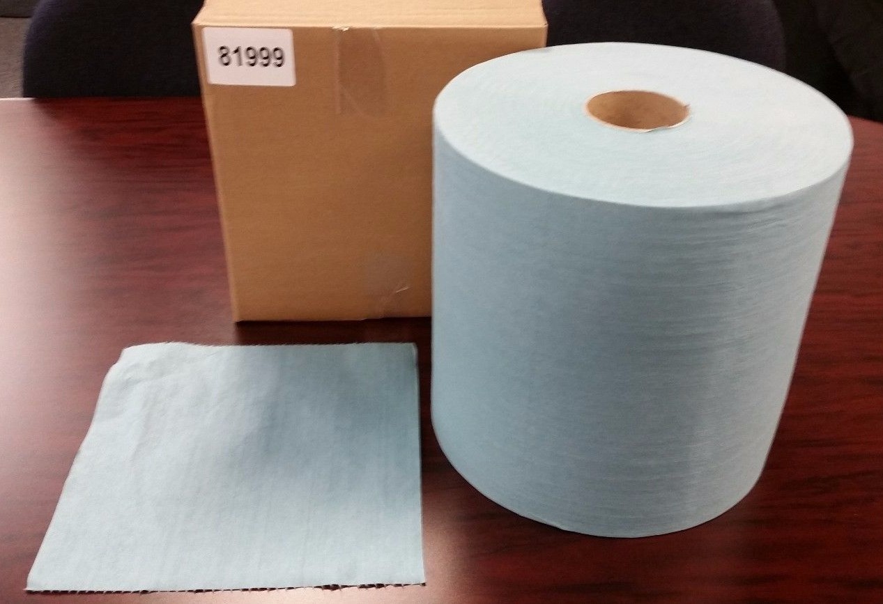 Du-Pont Blue Sontara Roll, 11.5″ X 12″, Blue, 1000 sheets/cs.