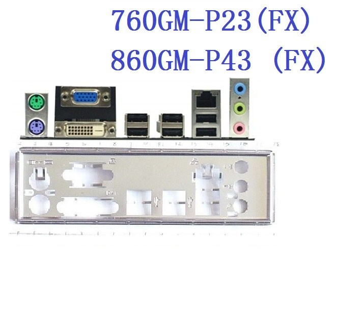 For 860GM-P43 760GM-P23 (FX) I/O IO Backplane *nl