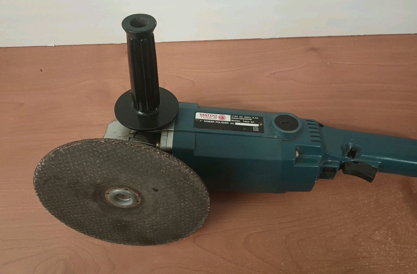 Matco 7″ Sander, Polisher Model 7002 SP 115V 2400/3500 RPM