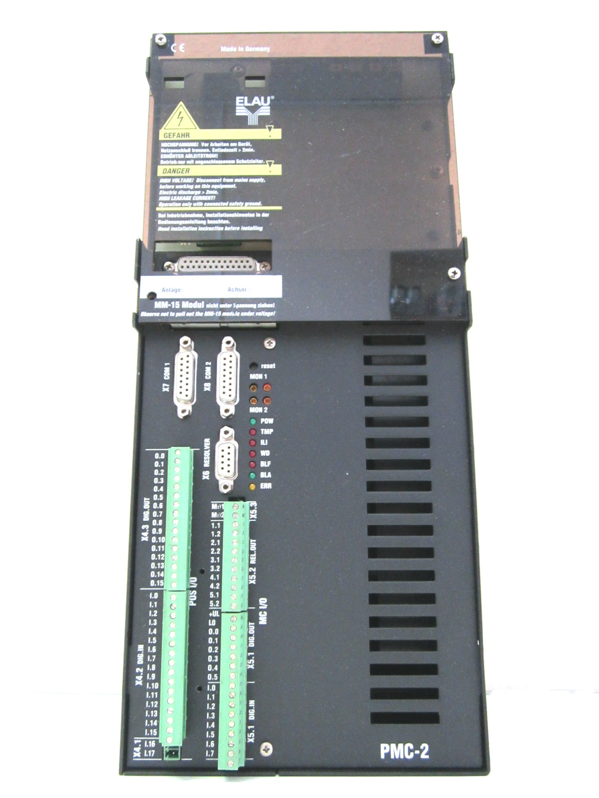 ELAU Servo Drive PMC-2/11/25/…, PMC-2/11/25/001/00/00/00/00/0K, 3 Mo. Warranty