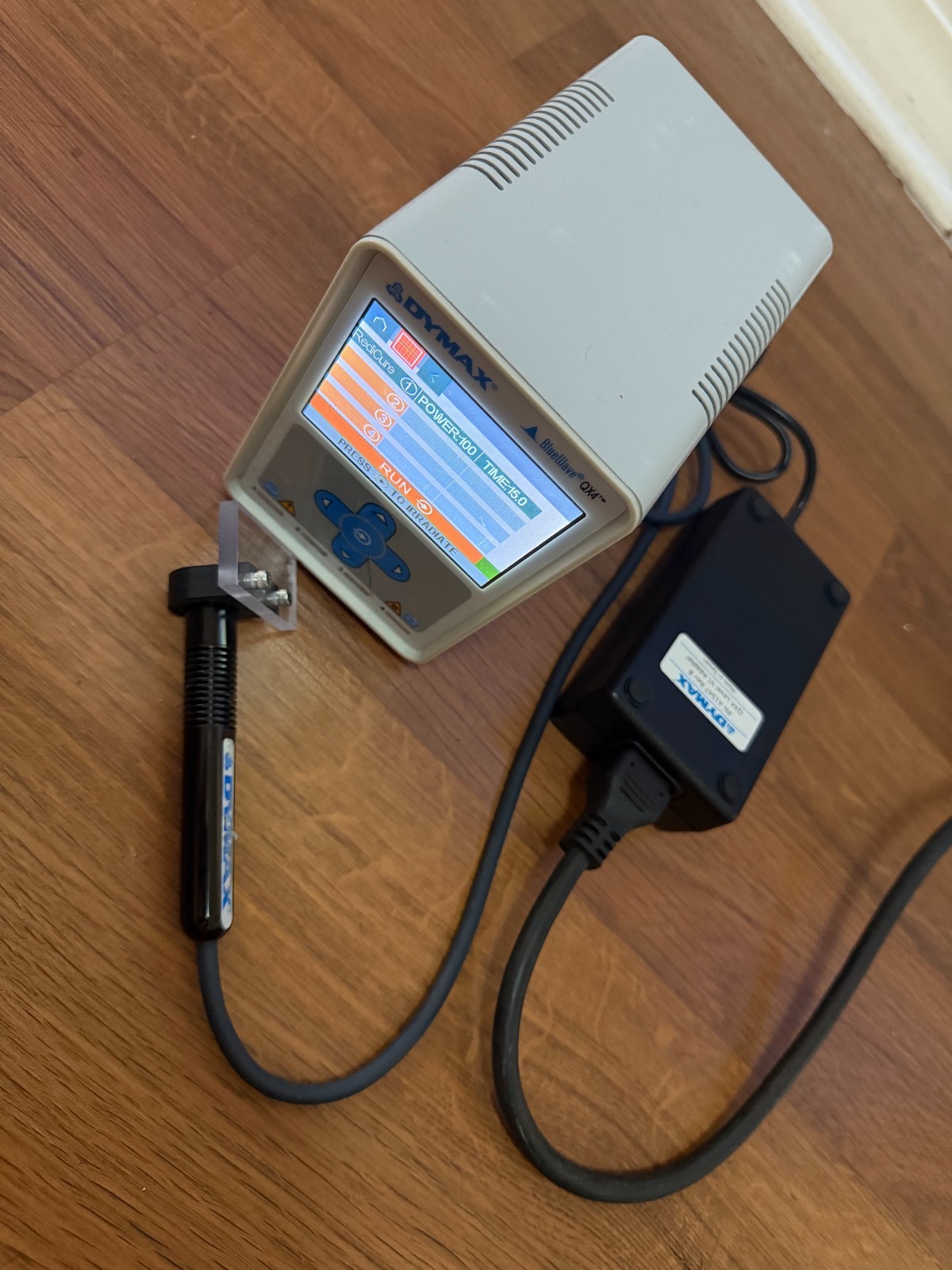 Dymax Bluewave QX4 LED Spot-Cure Controller with Redicure Lens and Power Supply