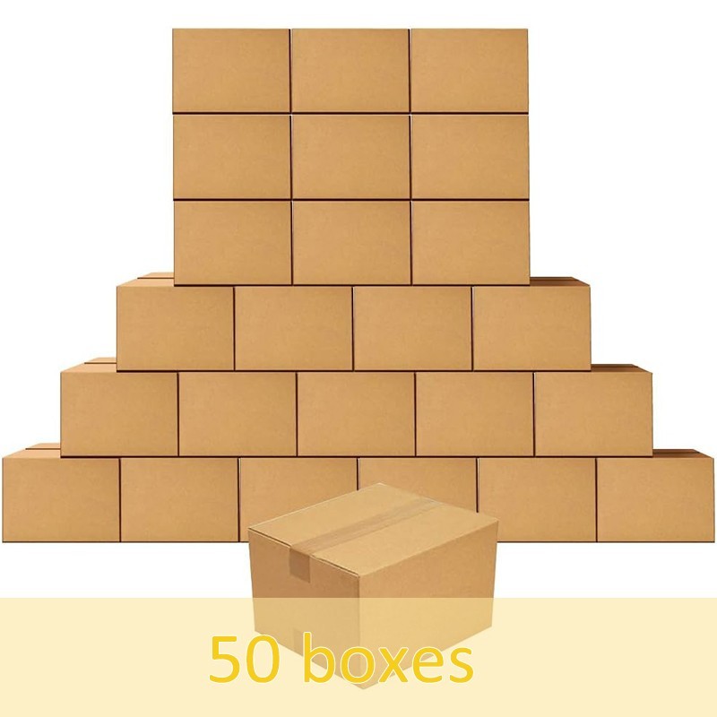 11x 7x 3-inch brown cardboard shipping boxes, 10-50 pieces | Mailing, Packaging