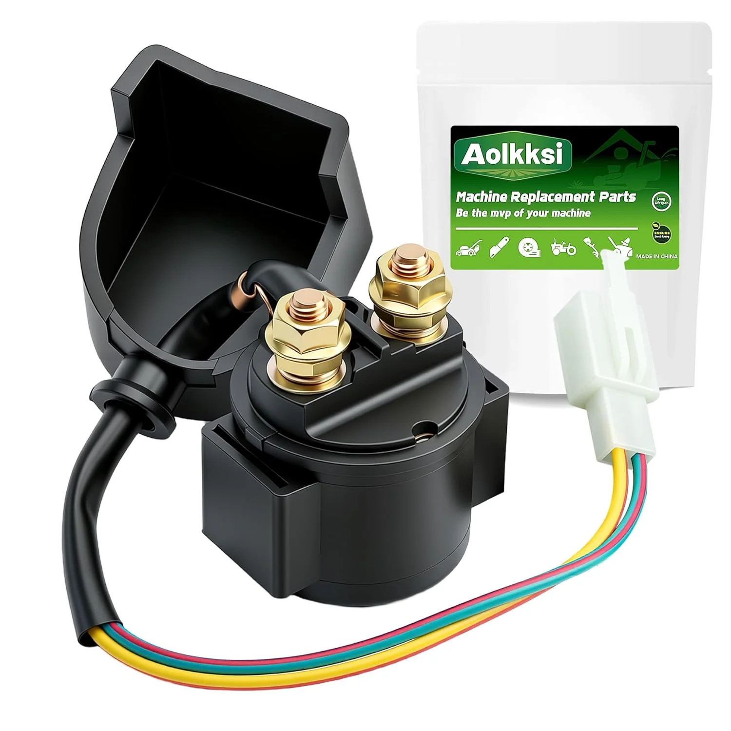 Solenoid Starter Relay for 4-Stroke 50cc 70cc 90cc 100cc 150cc 200cc 250cc ATV 4