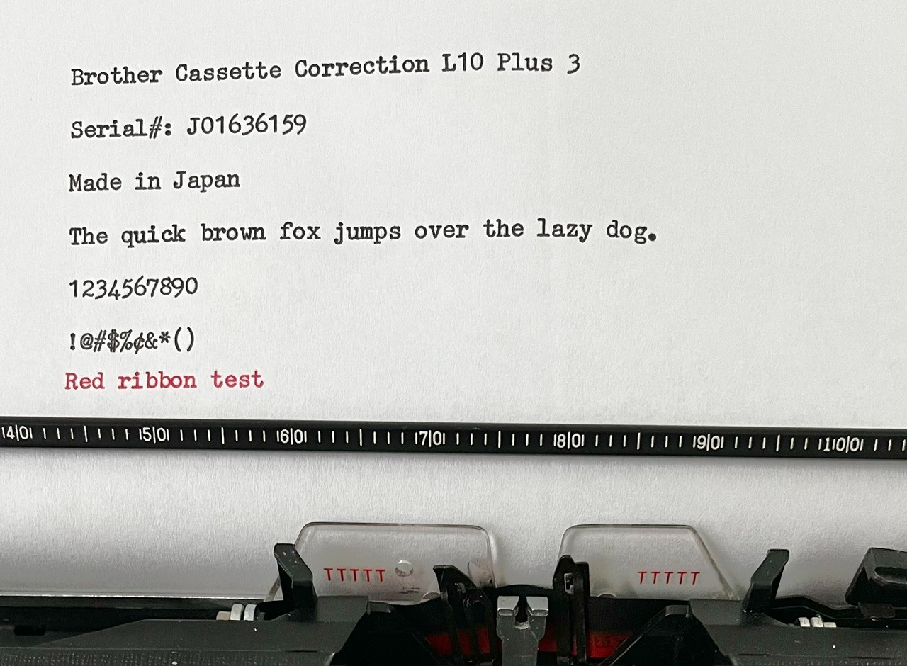 Brother Electric Typewriter w/ Case – Serviced & Ready to Type