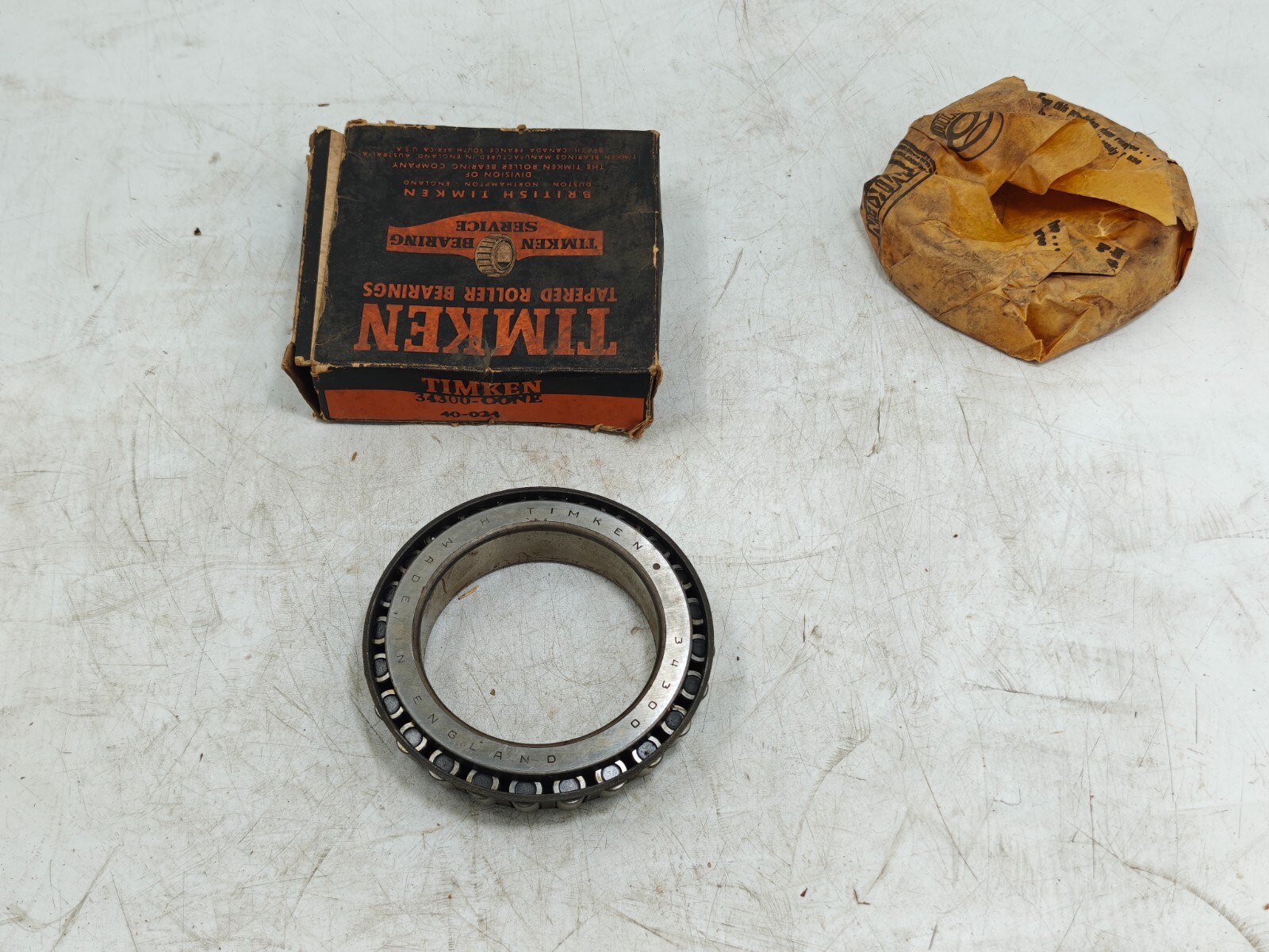 34300 Timken New Tapered Roller Bearing Cone Only Timken 34300 USA 3 in Bore