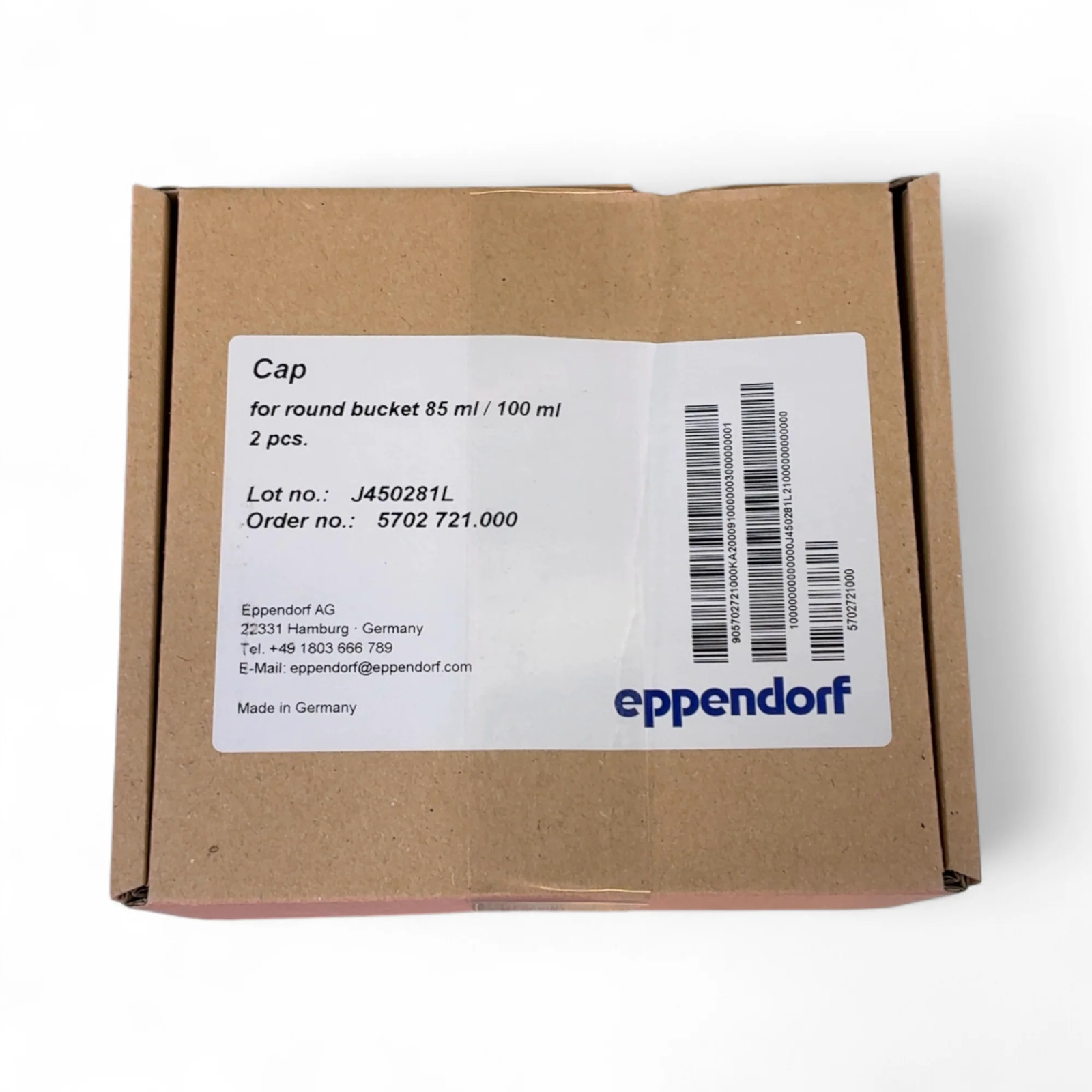 Eppendorf Aerosol Tight Cap for 100mL A-4-38 Bucket 2pk 5702721000 022639293 …