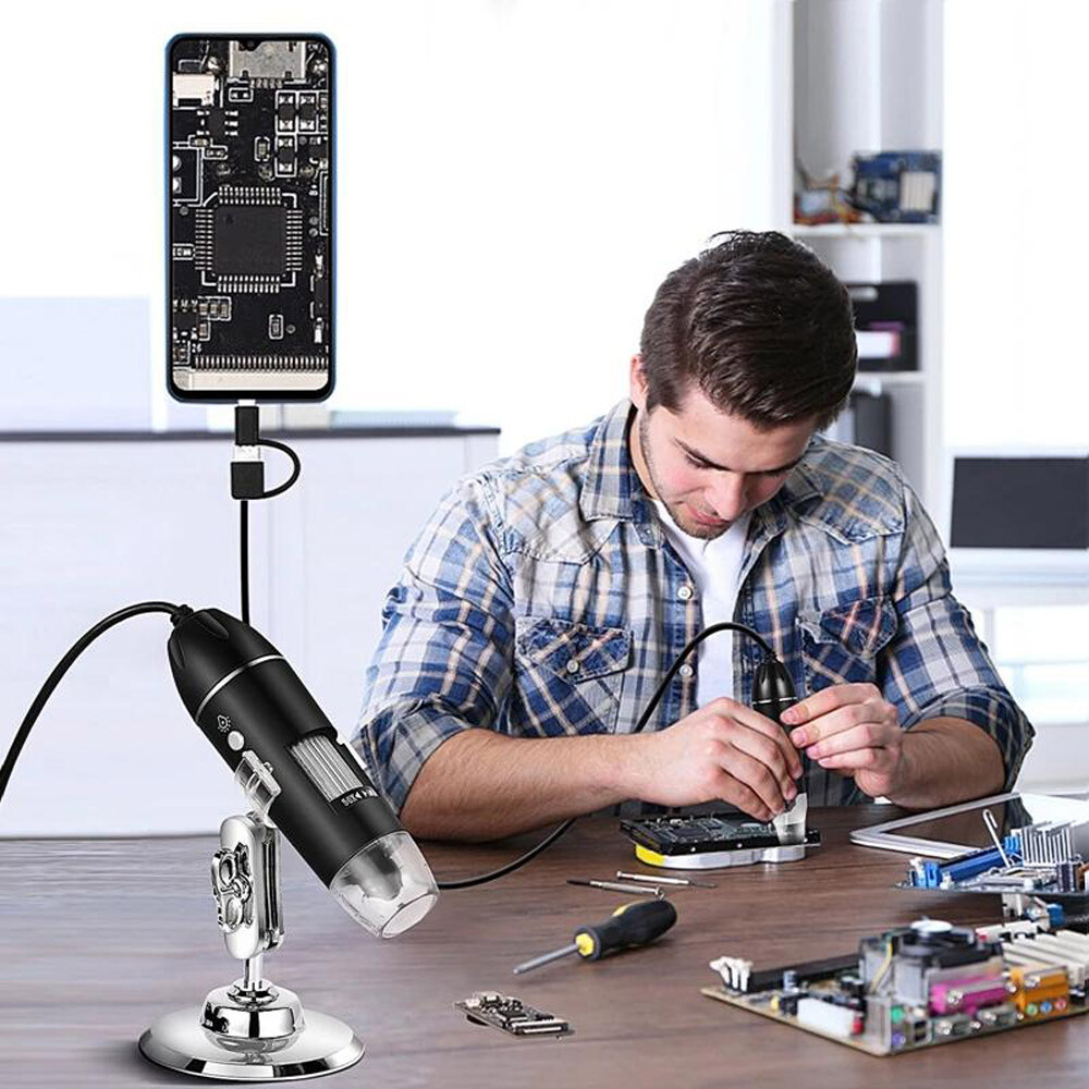 1600x Zoom 8 LED HD USB Microscope Digital Magnifier Endoscope Video Camera US