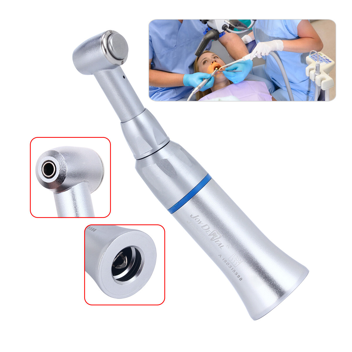 Dental Lab Marathon Electric Micromotor Polisher/Contra Angle Straight Handpiece