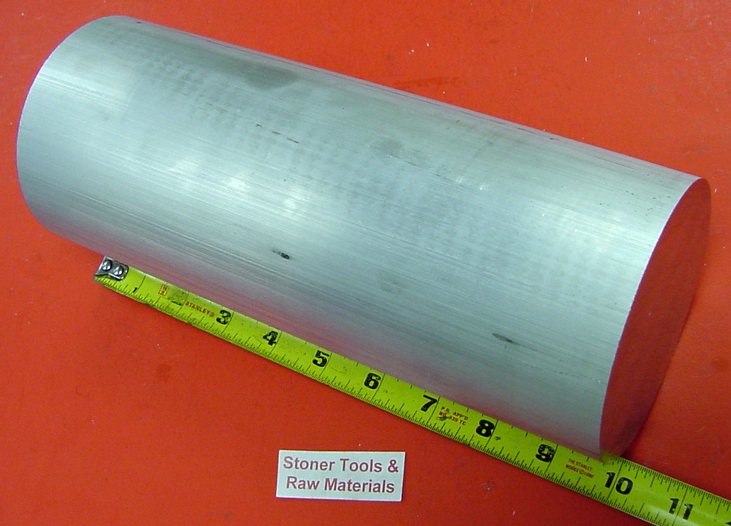 6″ ALUMINUM 6061 ROUND ROD 10″ LONG T6511 Solid Lathe Bar Stock 6.00″ Diameter