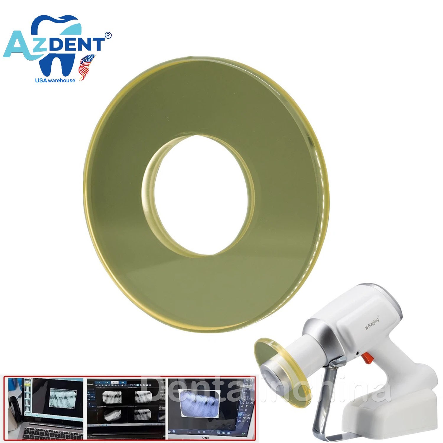Dental Scatter Shield Protective Ring for X Portable Ray Unit Machine FSAT SHIP