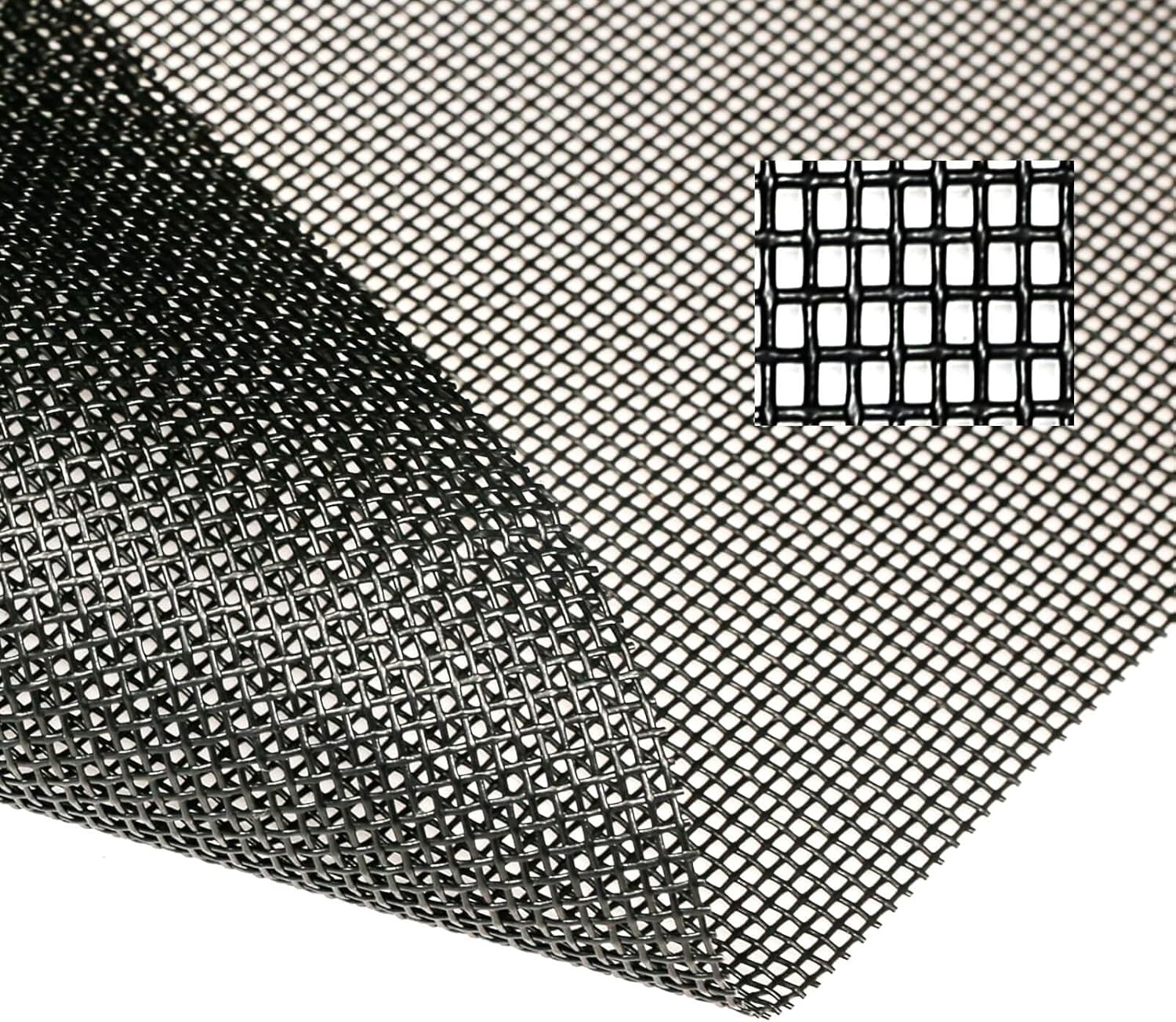 Tooltriz Pet Proof Window Screen Replacement, 48“ x 48“ x 100, Black