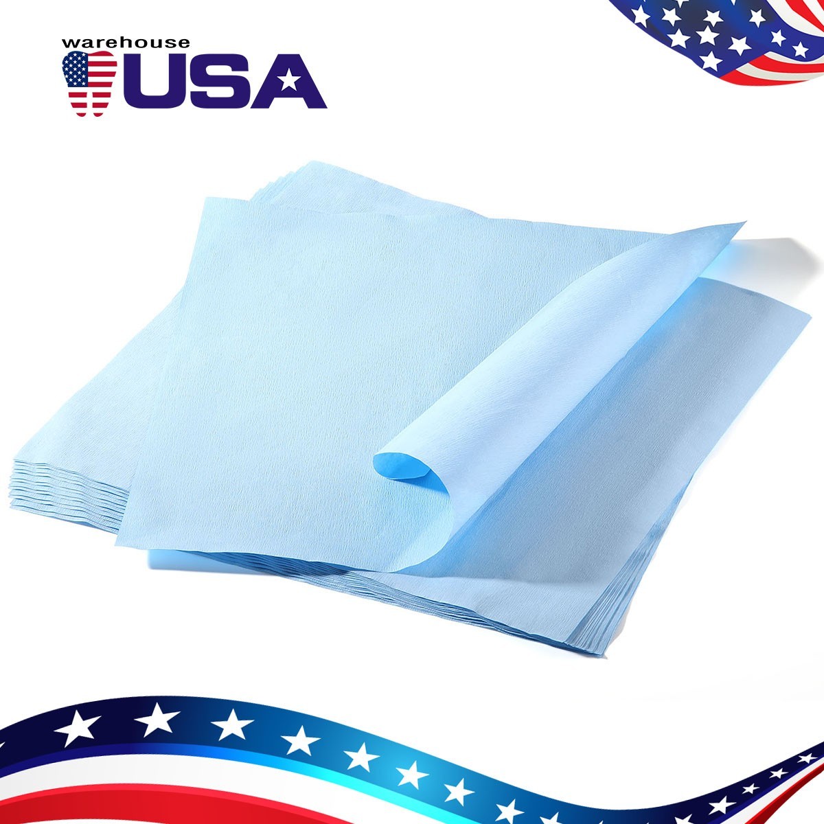 Sterilization Wrap Sheet Autoclave SMMS Non-Woven 60g 12×12″ 15×15″ 20×20″ 24×24