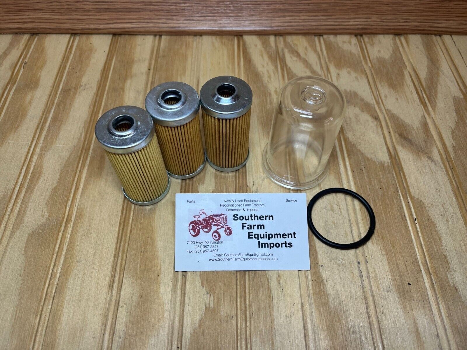 FUEL FILTER KIT FOR HINOMOTO 5 PIECE, C144,C174,E1802,E1804,E2002,E2004, & MORE