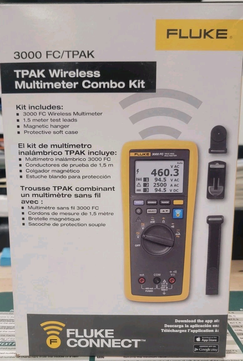 FLUKE Multimeter Combo Kit 3000 FC/TPAK