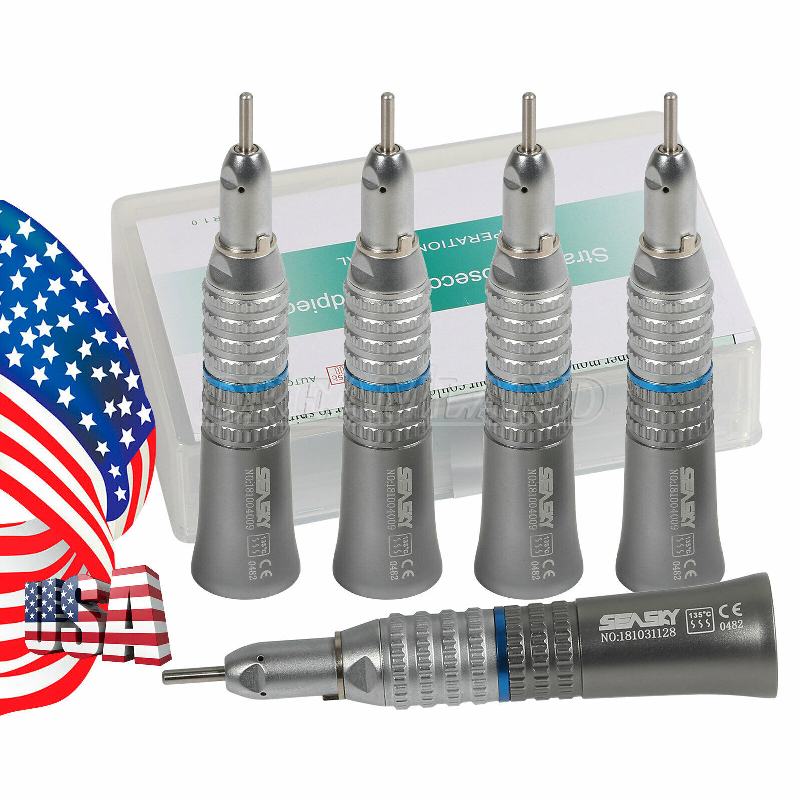 E-type Dental Straight Handpiece Slow Low Speed Nose cone Attachment NSK Style A