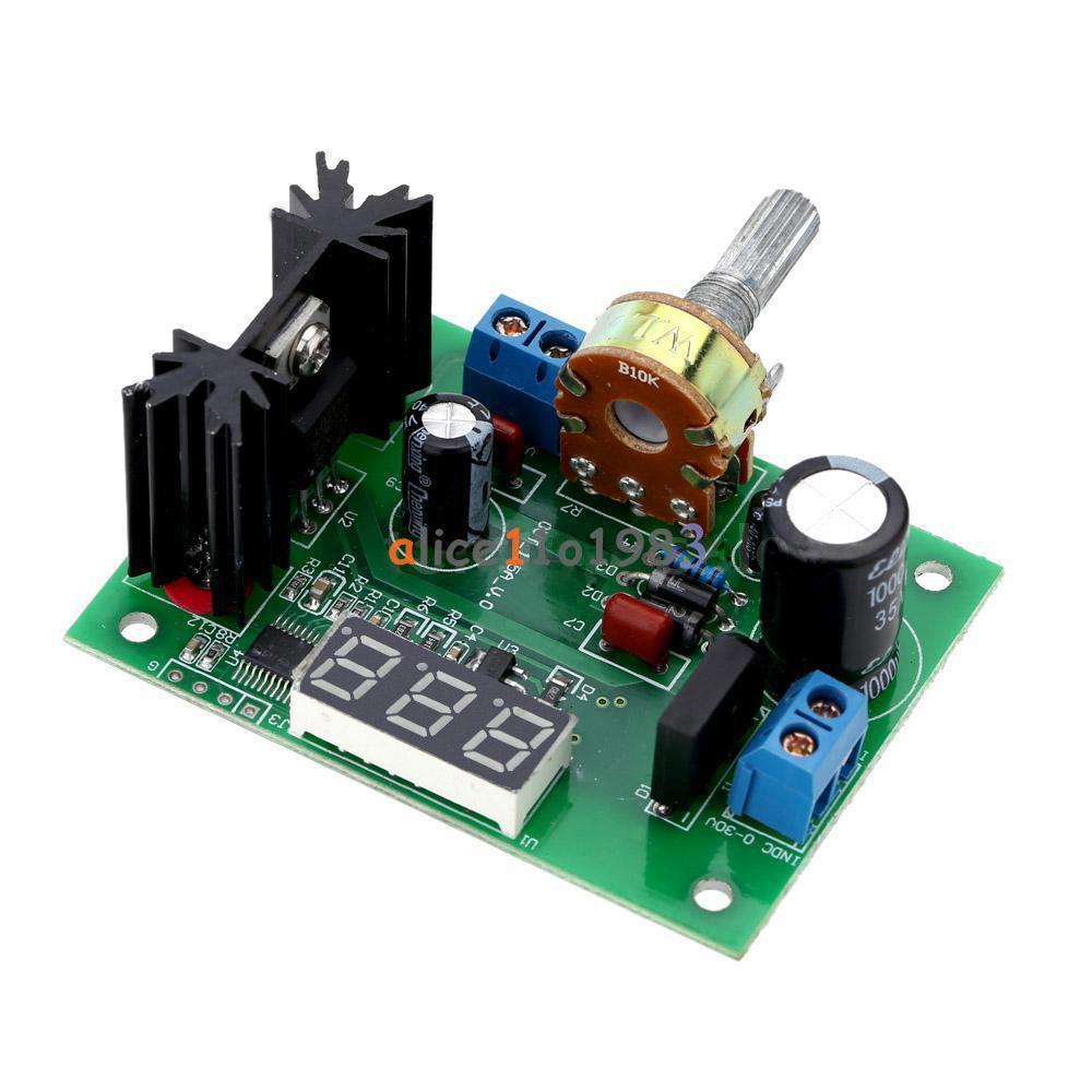 AC/DC LM317 Step-down Voltage Regulator Power Supply Module LED Voltmeter