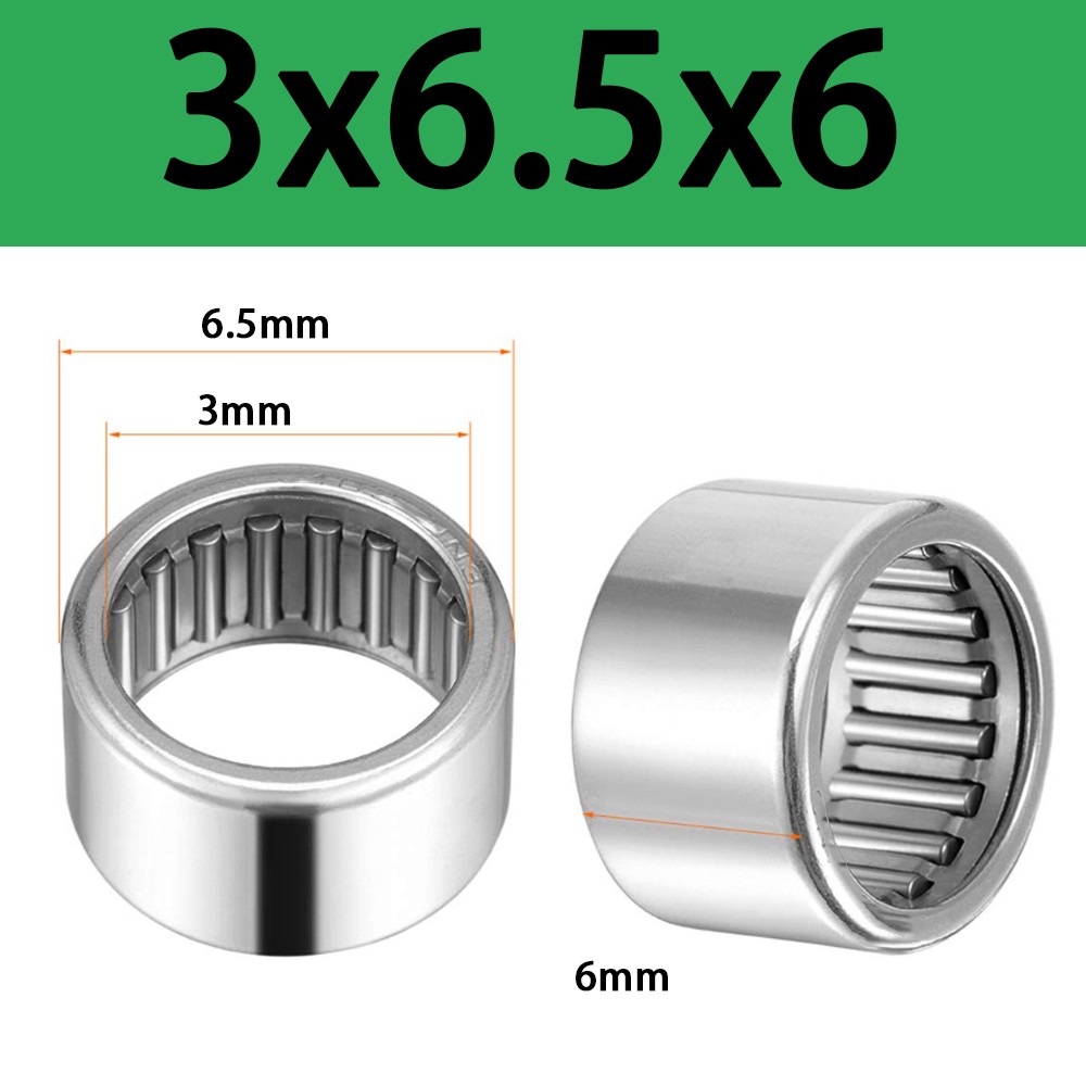 HK Stamping Needle Roller Bearings Rolling Bearing ID 3/4/5/6~60mm OD6.5~68mm ﻿