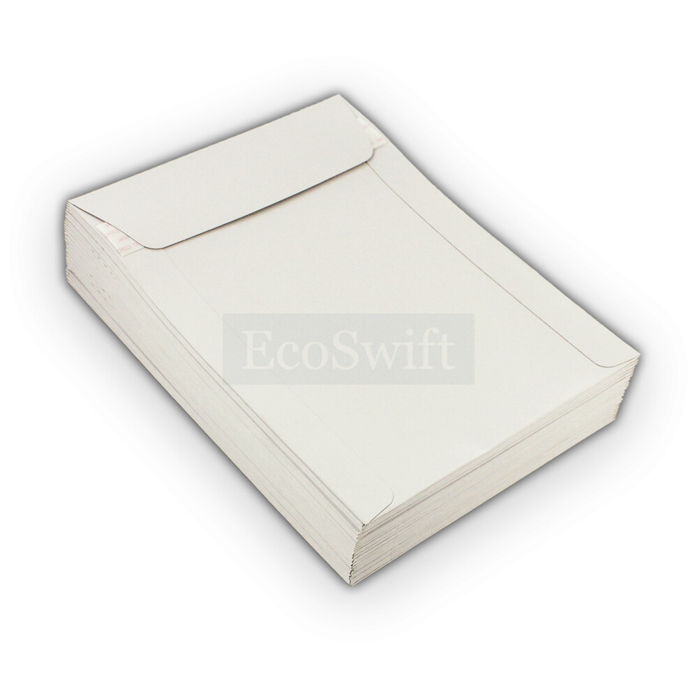 1-2500 9.75 x 12.25 EcoSwift Self Seal Photo Ship Flat Cardboard Envelope Mailer