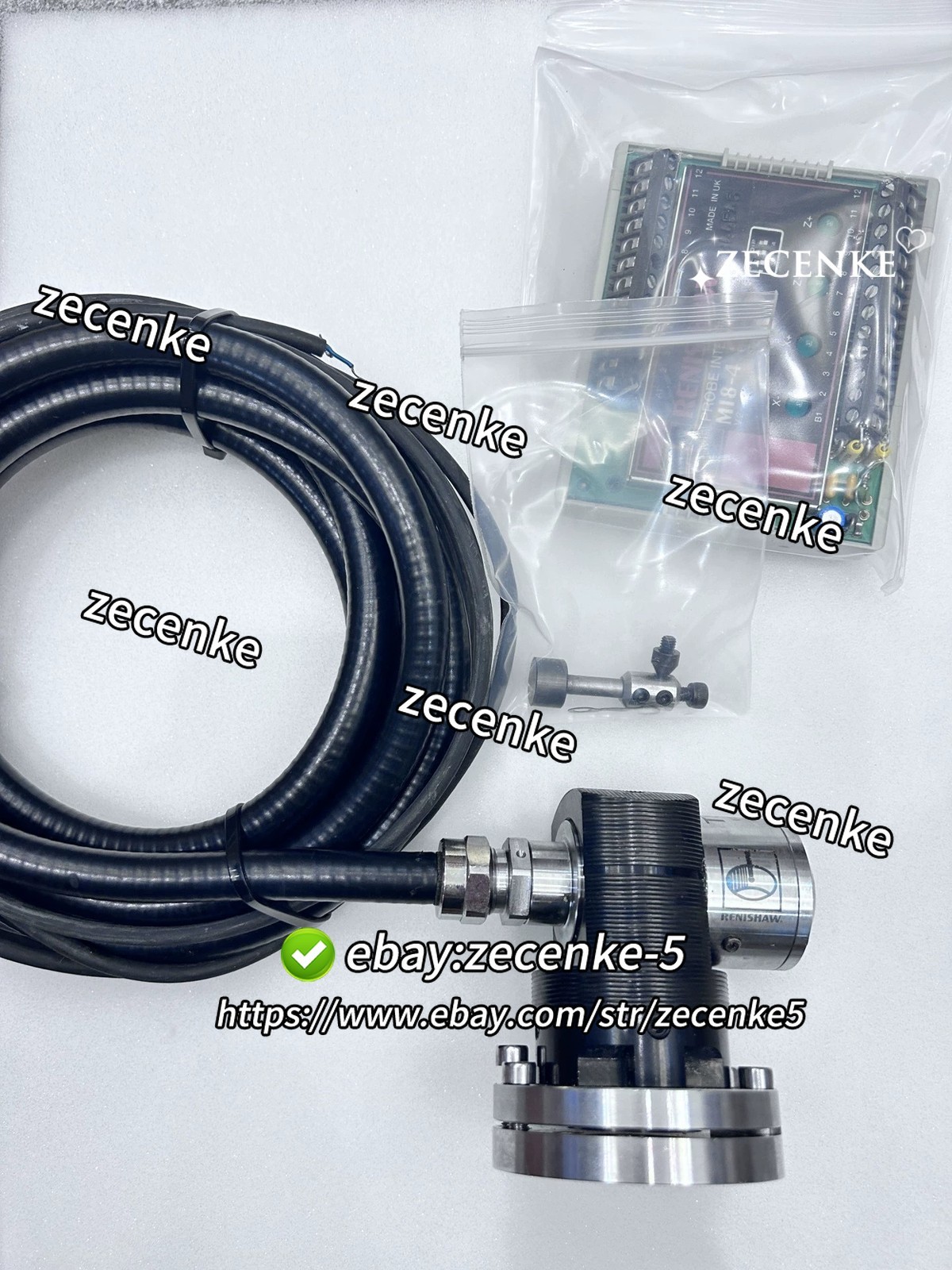 New for RENISHAW TS27R Applicable +Junction box Mi8-4 100% TESTED 8m cable