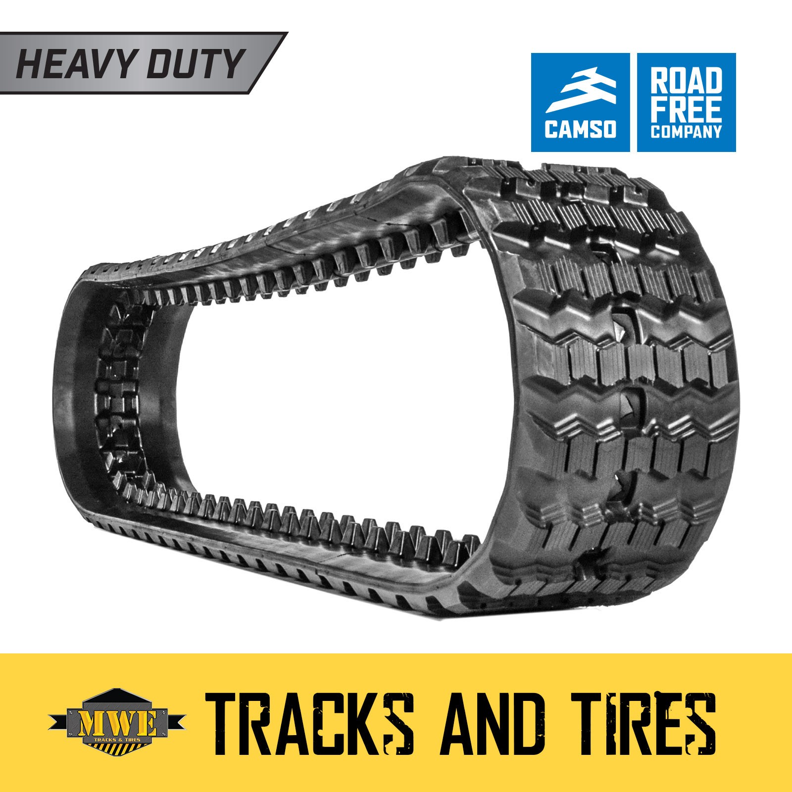 Fits Yanmar VIO20 – 10″ Camso Heavy Duty Excavator Rubber Track