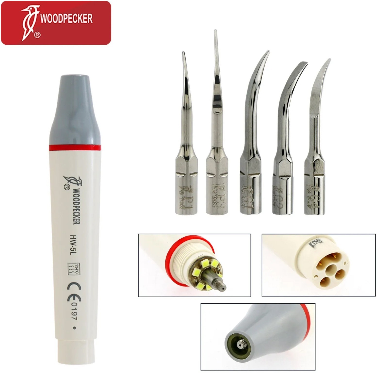 Woodpecker Dental Ultrasonic Piezo Scaler Built in UDS-N2 LED Fit Dental Chair