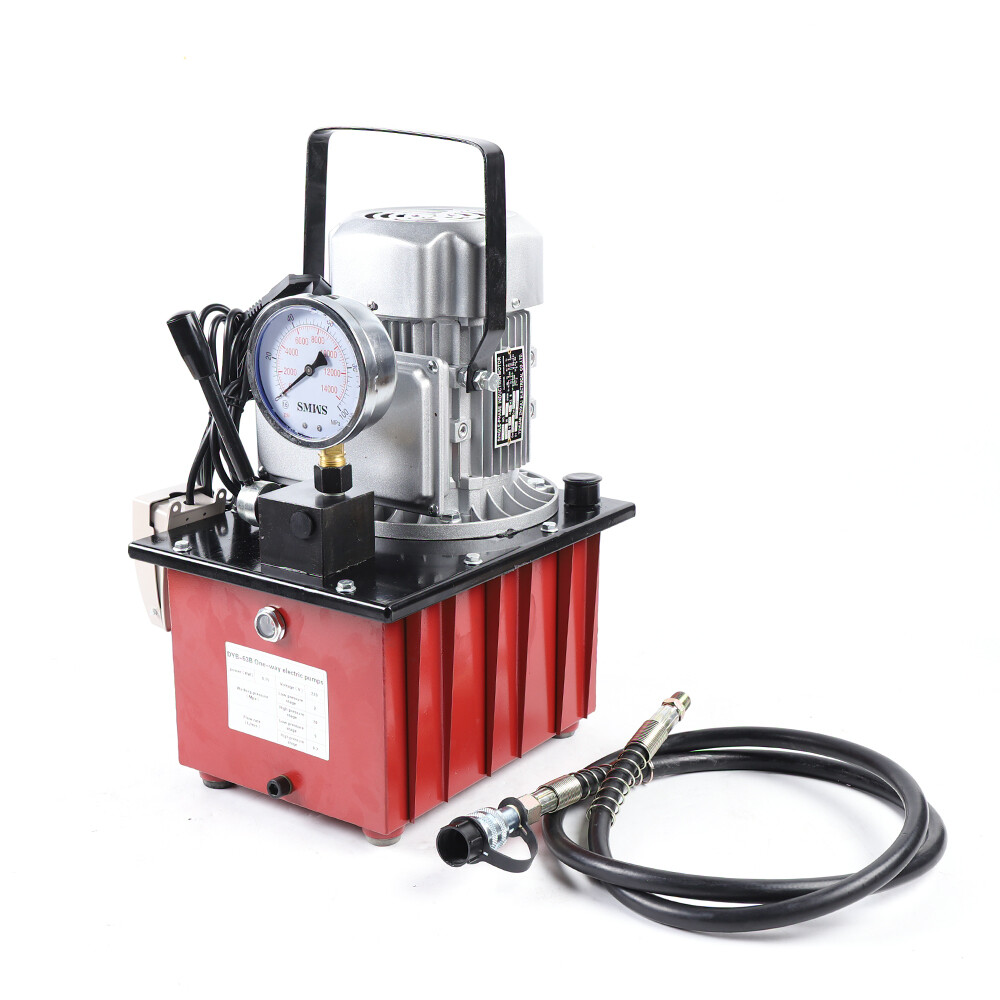 110V 750W Electric Driven Hydraulic Pump Single Acting Manual Valve 10000PSI USA
