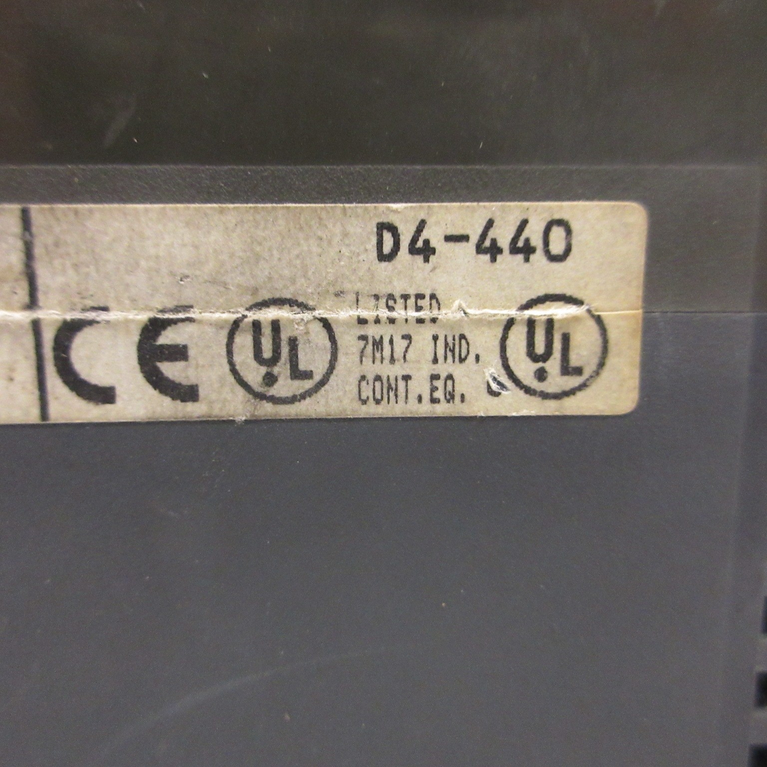 PLC Direct Koyo D4-440 CPU Direct Logic 405 CPU Module w Keys (chipped, no door)