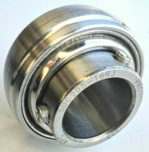 Premium SUC210-32R3 w/TRIPLE-LIP Seals | Stainless Bearing 2″ Bore UC211-32-L3