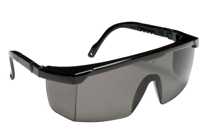 Uvex Spartan Black Frame Grey Lens Hardcoat Z94.3 / Z87.1 Safety Glasses