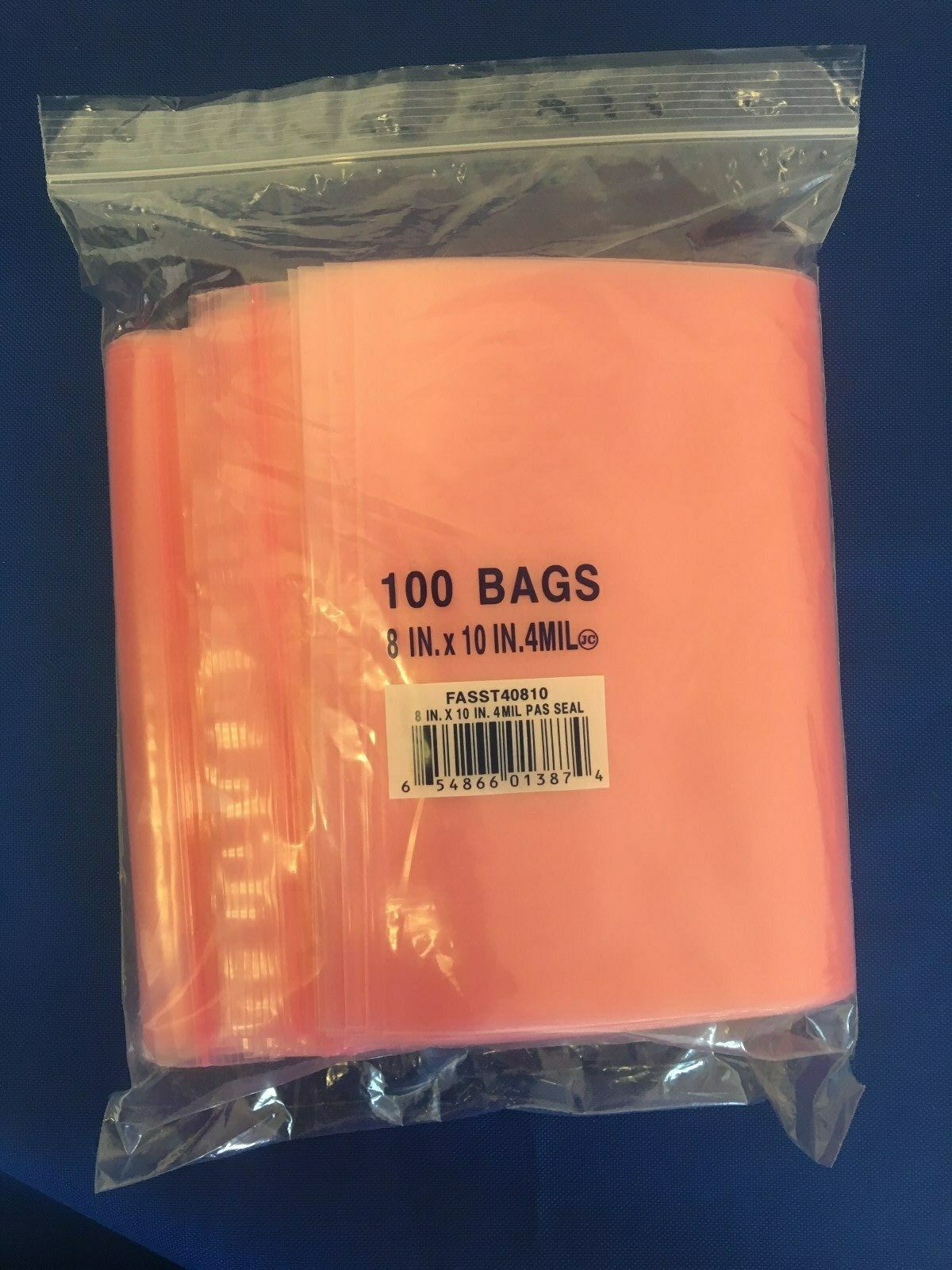 Pink 4 Mil Anti-Static Zip-lock 4-Mil Reclosable Seal Top Plastic Poly Bags 4Mil