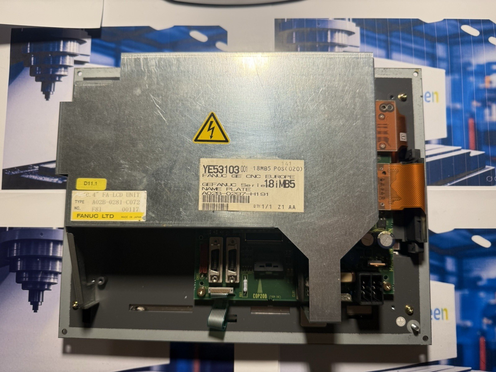 FANUC 10.4″ FA-LCD Unit A02B-0281-C072 US 30 Days Free Return NDA Available