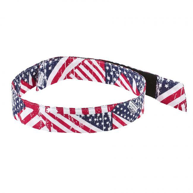 Chill-Its Stars and Stripes 6705 Evaporative Cooling Bandana Hook & Loop