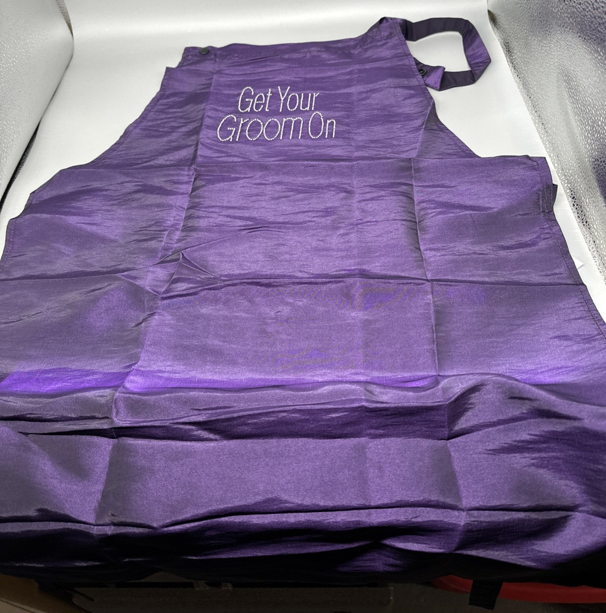 Tops Pet Products polyester get your groom on pet grooming apron