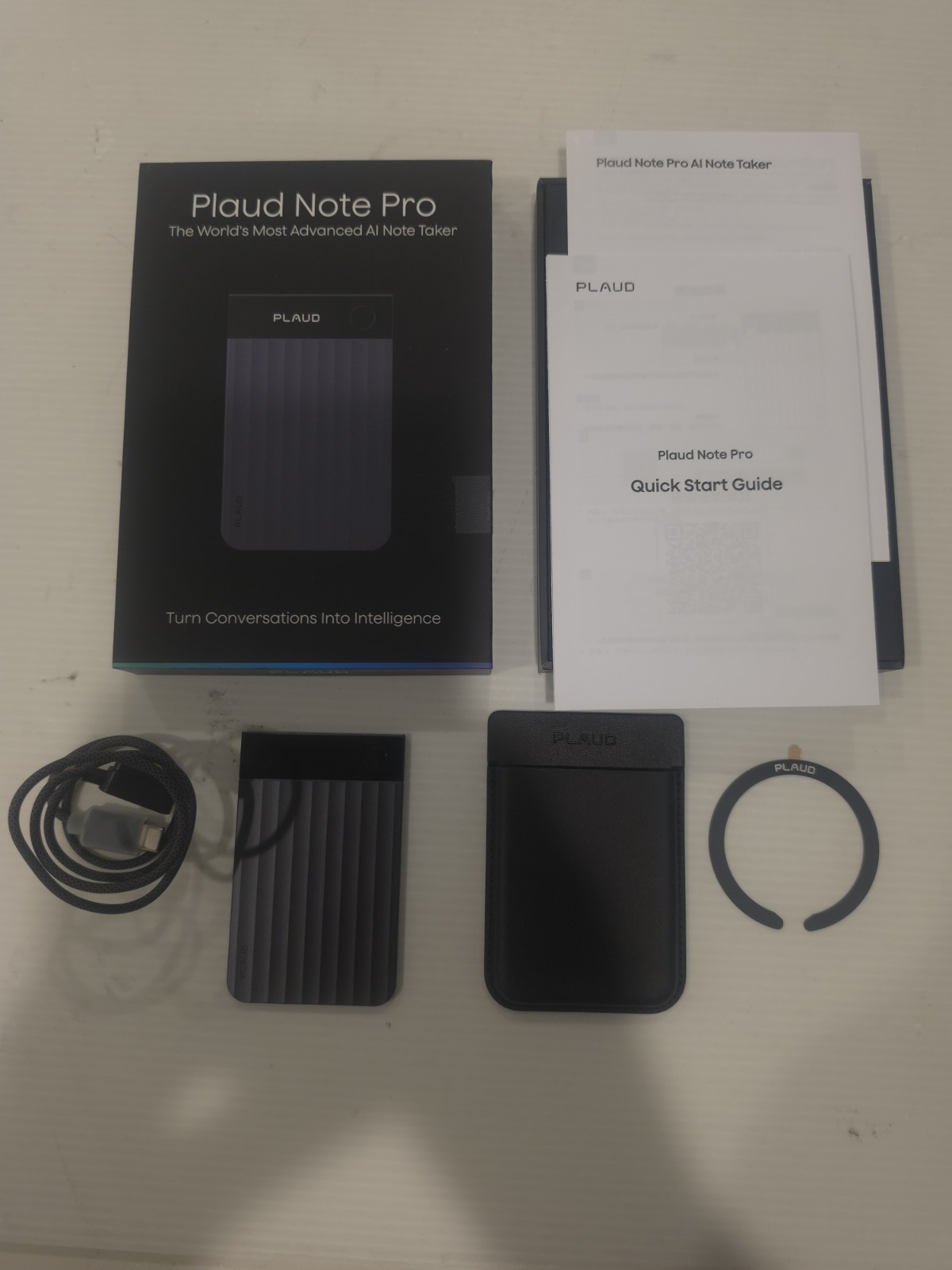 Plaud Note Pro AI Voice Recorder Note Taker PN0300 64GB Black