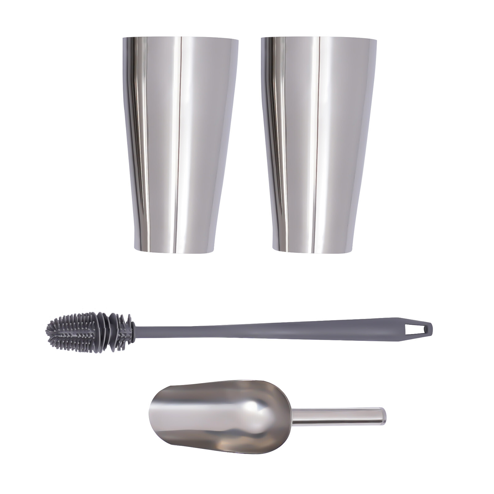 Double-head Electric Milk Shaker Silver Commercial Milk Shaking Machines 800ml