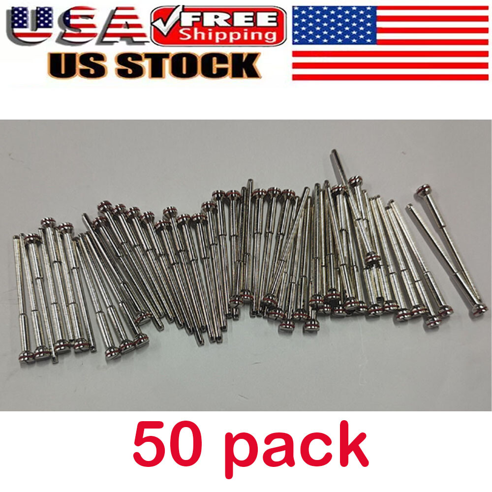 50PCS New Dental Lab Polishing Shank Mandrel Burs 2.35mm Jewelry Rotary Tool USA