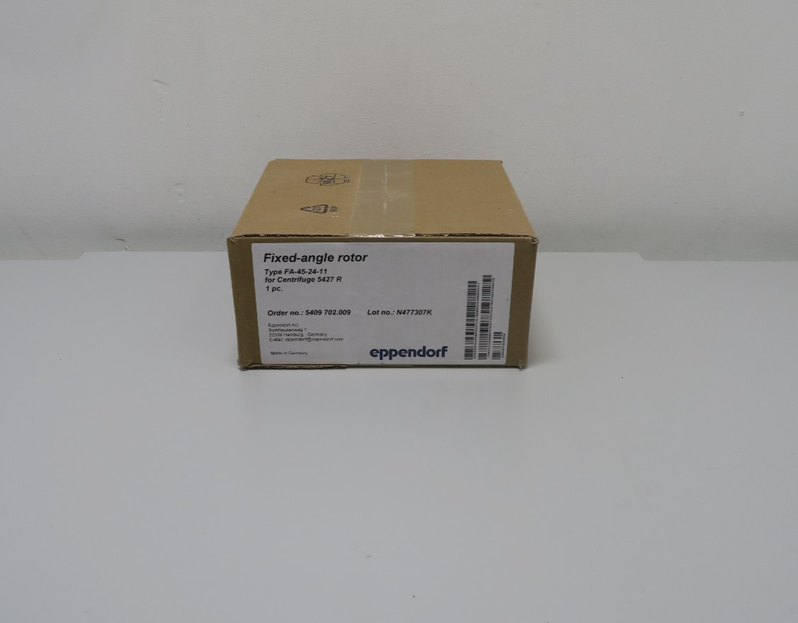 New Eppendorf FA-45-24-11 Fixed Angle Rotor with Lid